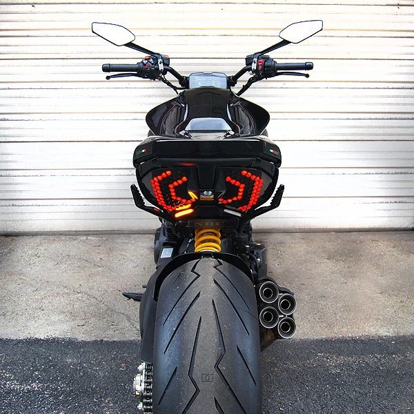 New Rage Cycles NRC Fender Eliminator for the Ducati Diavel V4